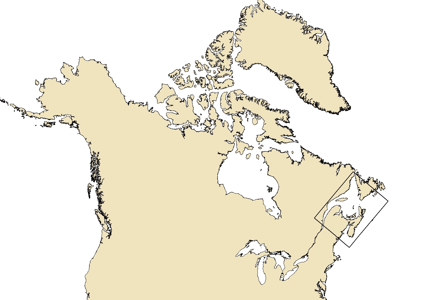 R�gion d�pictant Carte quotidienne des glaces - le Golfe du Saint-Laurent