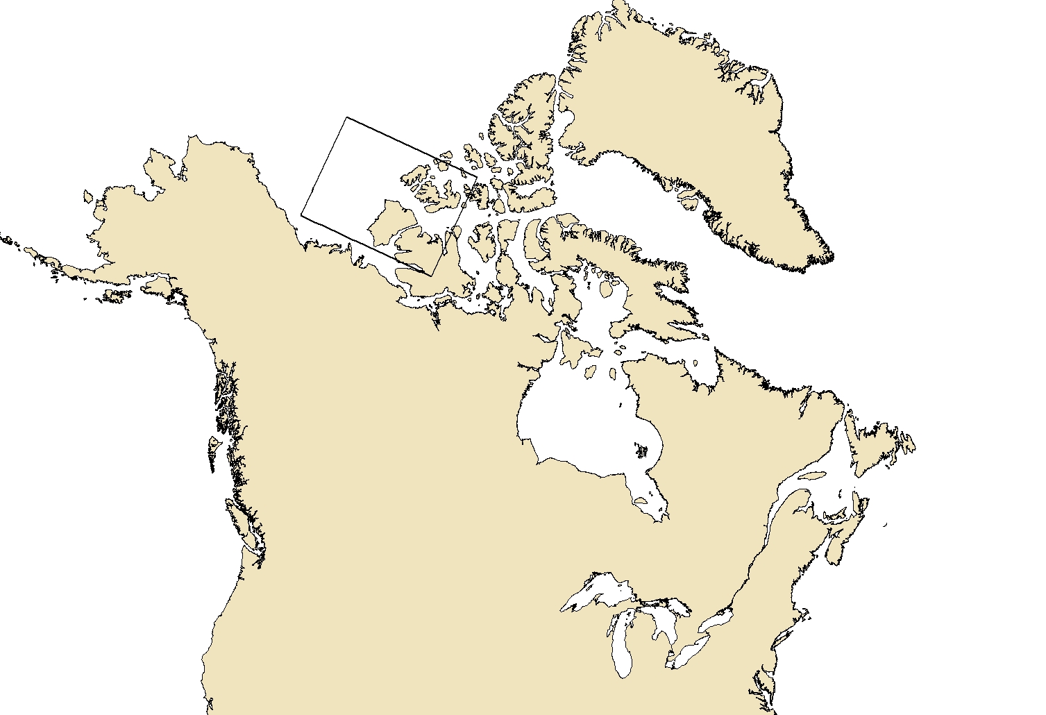 Rgion dpictant Carte quotidienne des glaces - Détroit de McClure