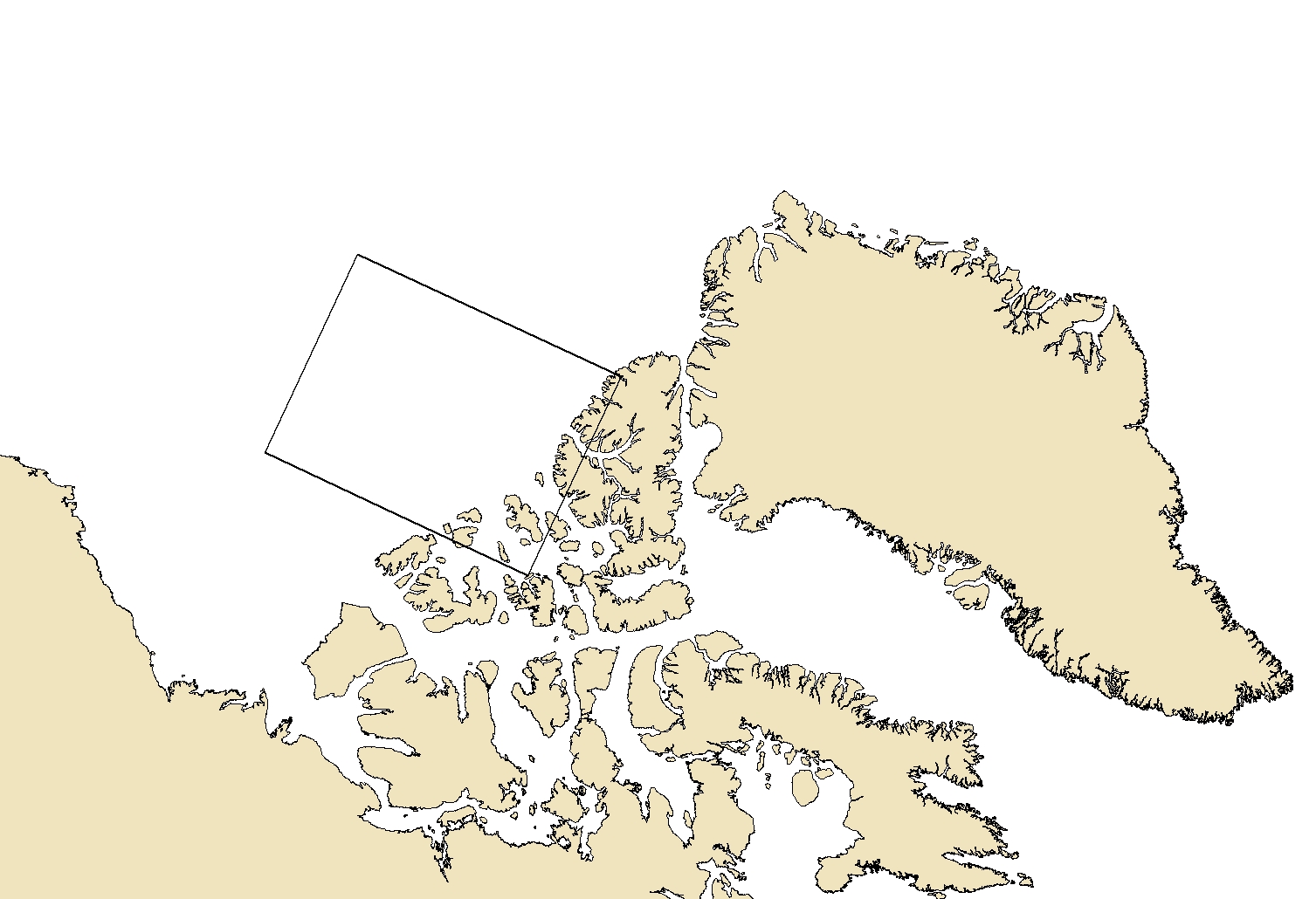 Rgion dpictant Carte quotidienne des glaces - Bassin Canada